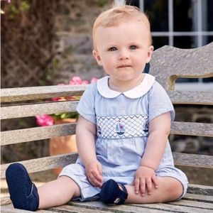 Jojo maman bebe sailboat romper one piece 6-12M